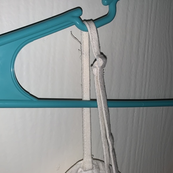 Sadie & Sage Floral Embroidered Crop Top, adjustable spaghetti strap - Picture 6 of 10